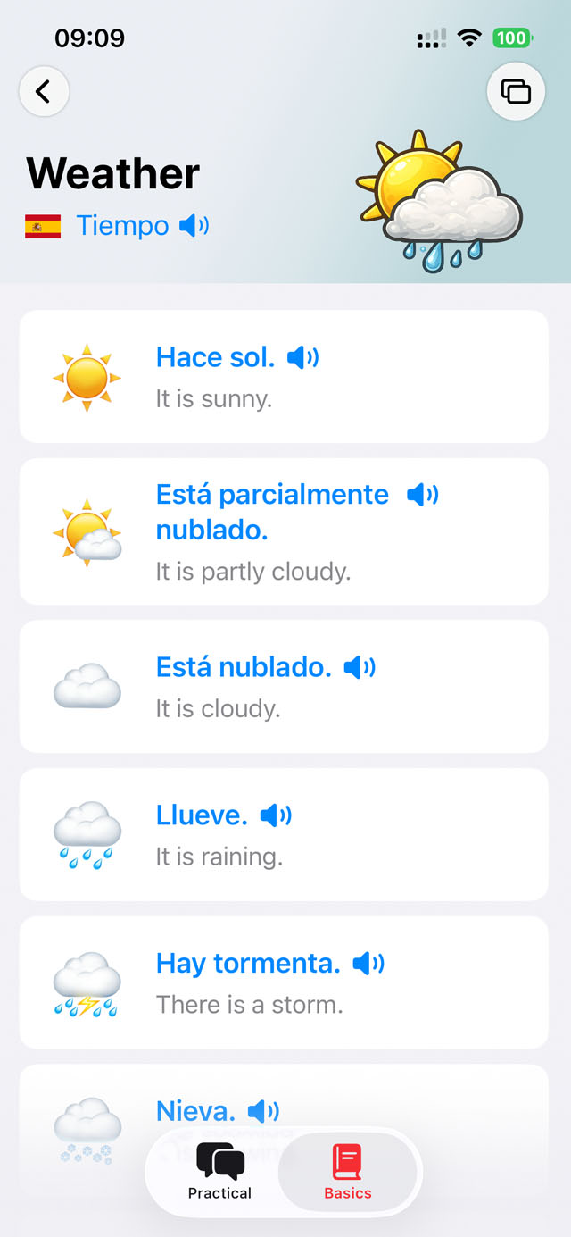 Saymundo: practice with flashcards